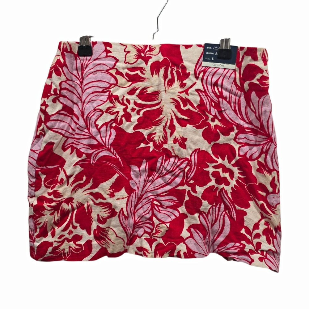 Abercrombie & Fitch Scarlett Mini Skort S Curve Love Floral Ultra High Rise NWT